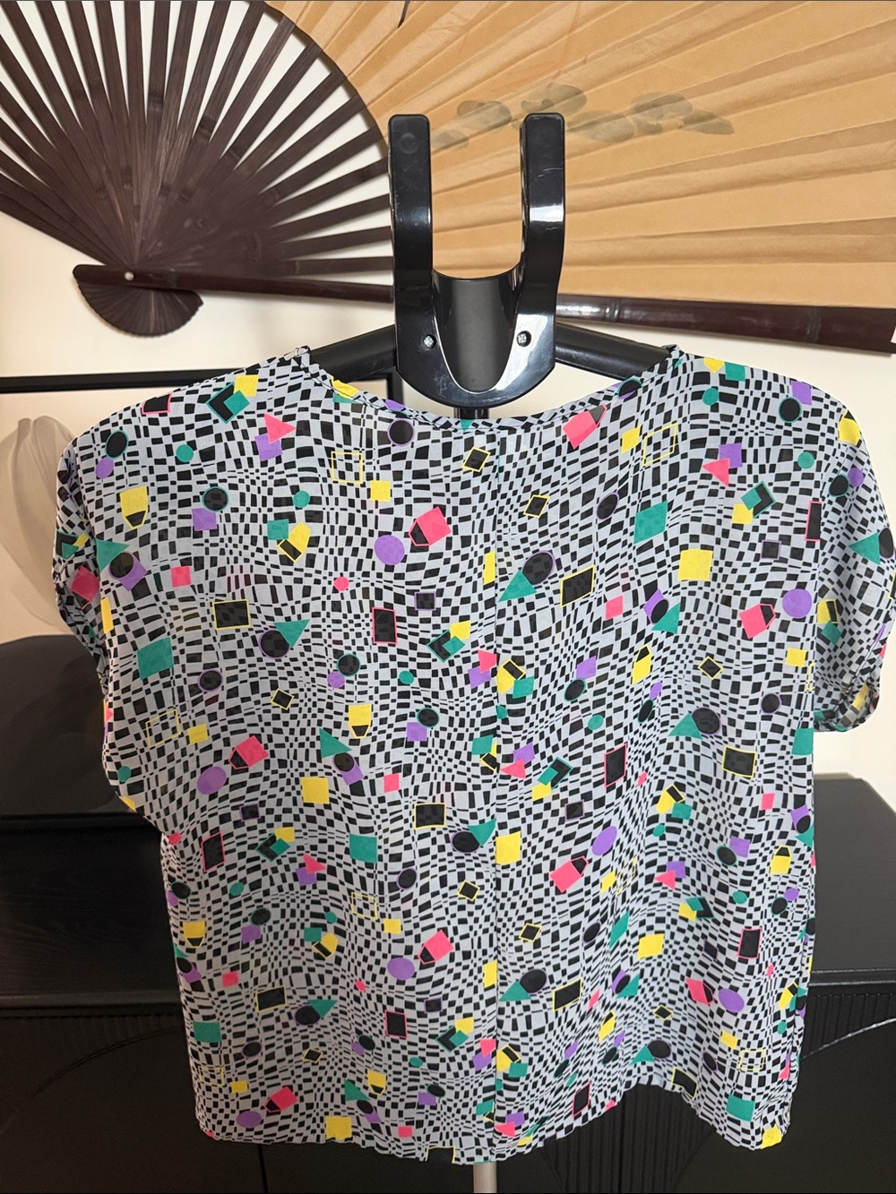 Vintage 80’s Orare Polyester Top - Picture 3 of 6
